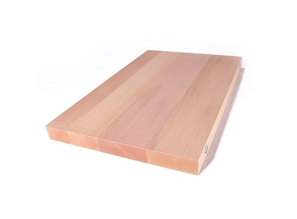 Skjærebrett boltet, tre 600x400x40mm Heltre bøk. Produsert i Sverige