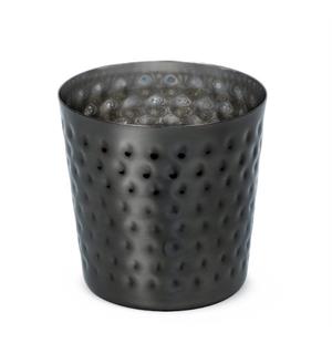 Snacksbeger hamret stål Ø:85mm 40cl sort 
