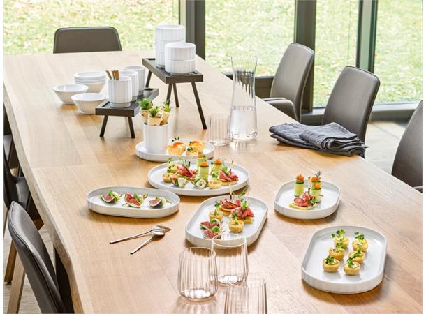 Suppekopp stablebar ører 30cl EDGE, Hvit Ø:146mm - Høybrent porselen