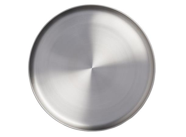 Tallerken Coupe, rustfritt stål Ø 229mm H10mm, SATIN finish