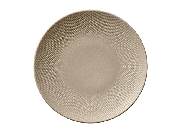 Tallerken coupe Ø:240mm, brun, PINE Vitroporselen