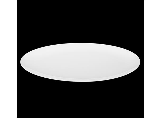 Tallerken oval 38x26cm Unlimited, hvit