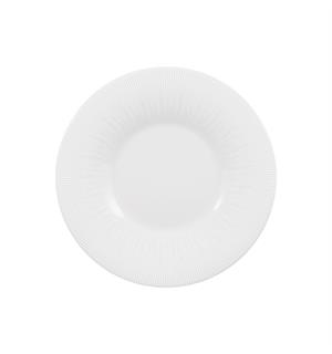 Tallerken Ø:17cm SMART, Stripes Struktur Stripes - Høybrent porselen 