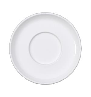 Underskål Ø:13cm EDGE, Hvit Høybrent porselen 