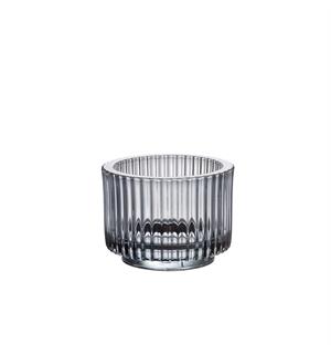 WMF telysholder i glass smoke Ø:90/H:70m 