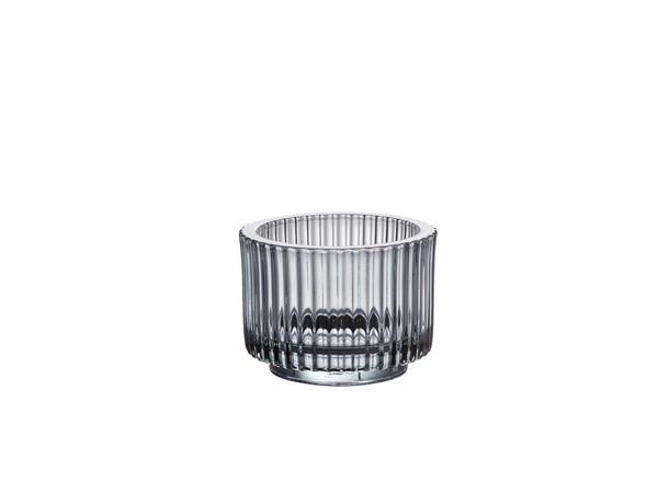 WMF telysholder i glass smoke Ø:90/H:70m