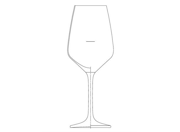 Zwiesel Taste vinglass 35,6cl,15cl merke Skjenkestrek 15cl