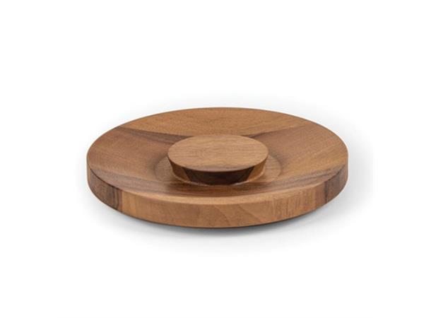 CRASTER TILT lokk til glasskrukke Valnøt Ø:207mm H:30mm