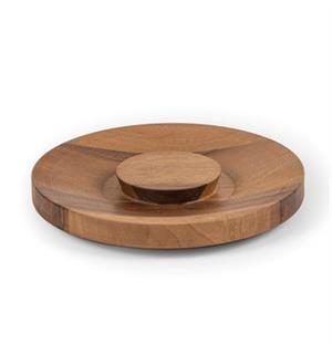 CRASTER TILT lokk til glasskrukke Valnøt Ø:207mm H:30mm 