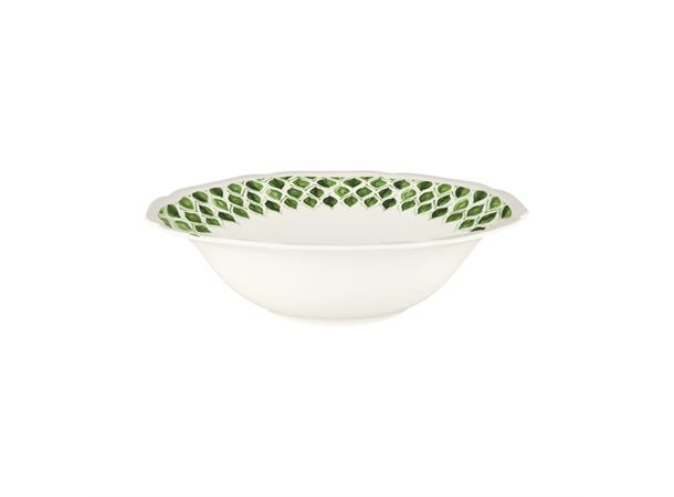 FLORAL CHARM dyp tallerken Ø:20cm/60cl Grønn - Noble China