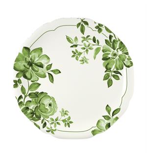 FLORAL CHARM tallerken coupe Ø:26cm Grønn - Noble China 