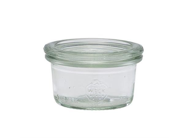 Glasskrukke WECK Ø:60mm, 5cl Leveres uten lokk