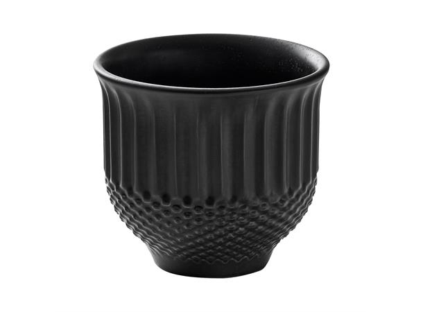 Krus uten hank 30cl, sort, PINE Vitroporselen
