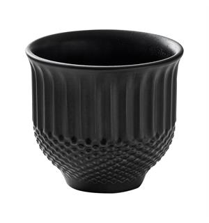 Krus uten hank 30cl, sort, PINE Vitroporselen 