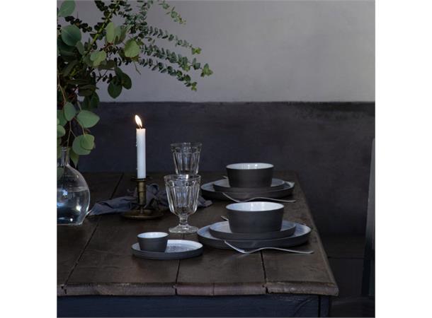 LAGOA ECOGRES bolle Ø:140mm H:61mm 0,51l Steingods - Grå matt/hvit innside