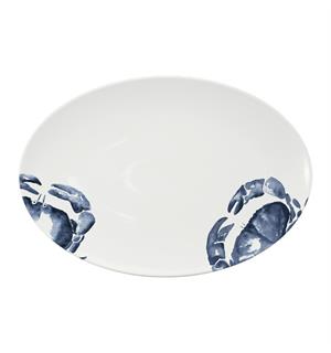MARITIM tallerken oval 33x23m Dekor: Ocean Breeze 