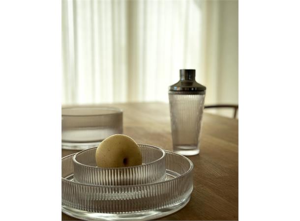 PILASTRO glasskål stablebar lav Ø:23cm Ø:23cm/H:5cm