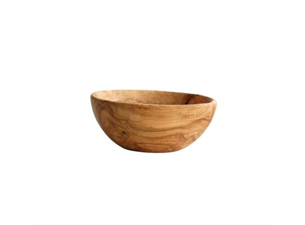 Rustic bolle i oliventre Ø:115mm Serveringbolle i oliventre