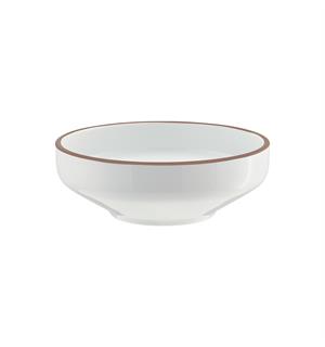 SHIRO bolle rund Ø: 150mm, 0,5L Dekor: Hvit med rim 