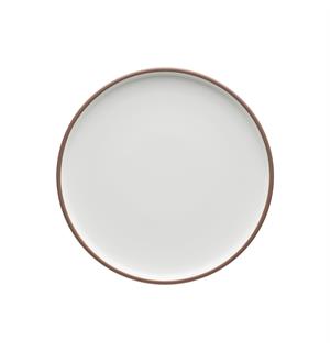 SHIRO tallerken coupe flat Ø:210mm Dekor: Hvit med rim 