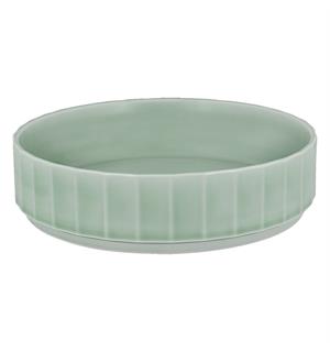 Skål stablebar Ø:20cm/125cl EDGE, Sea Ø:199/H:51mm - Høybrent porselen - Farge 