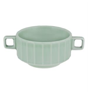 Suppekopp stablebar ører 30cl EDGE, Sea Ø:146mm - Høybrent porselen - Farget 