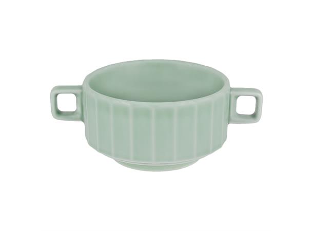 Suppekopp stablebar ører 30cl EDGE, Sea Ø:146mm - Høybrent porselen - Farget