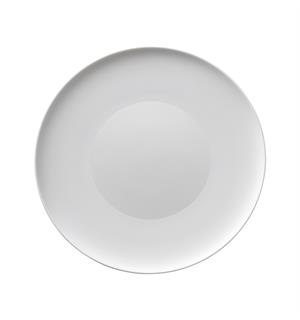 Tallerken flat, matt fane, Ø:26cm, hvit Gourmettallerken - CANVAS 