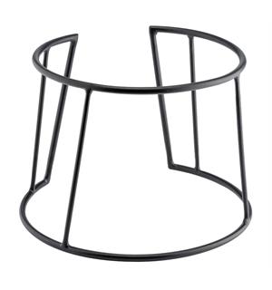 Universal buffetstativ sort stål Ø:430mm Ø:430/221mm H:378mm 