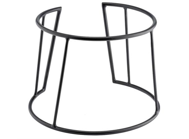 Universal buffetstativ sort stål Ø:430mm Ø:430/221mm H:378mm