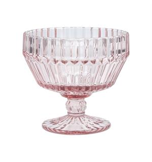 ARCHIE glasskål på fot Ø:110mm, rosa 29,5cl Ø:110mm H:100mm 