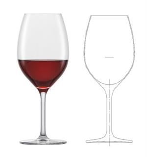 BANQUET rødvinsglass 47,5cl målestr 15cl Ø:86mm H:213mm 47,5cl - Zwiesel "1" 