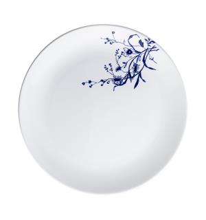 BLUE BOTANICA tallerken flat coupe Ø:27 Fine Bone China for hotell og restaurant 