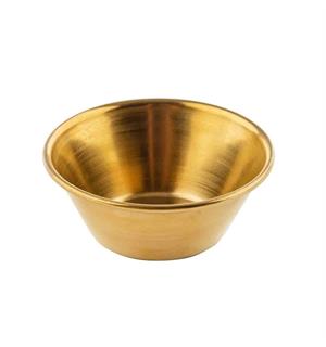 Dipskål rustfritt stål 4,5cl,PVD GULL Ø:65mm / H:25mm 