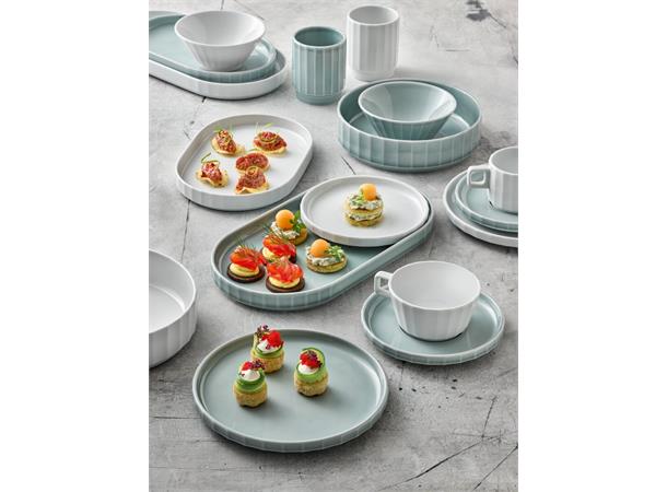 Dipskål Ø:9cm/10cl EDGE, Hvit Ø:88/H:38mm - Høybrent porselen