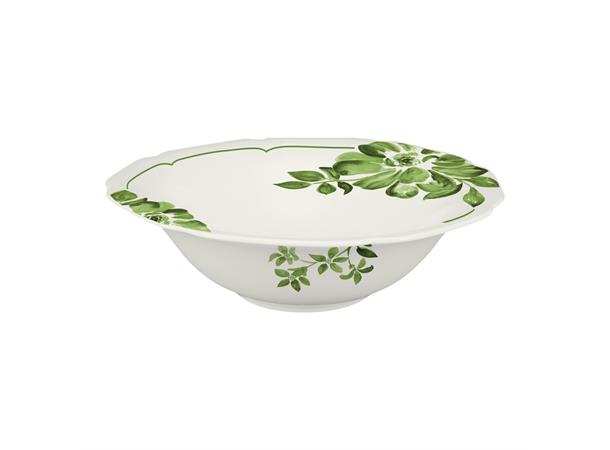 FLORAL CHARM dyp tallerken Ø:24cm/100cl Grønn - Noble China