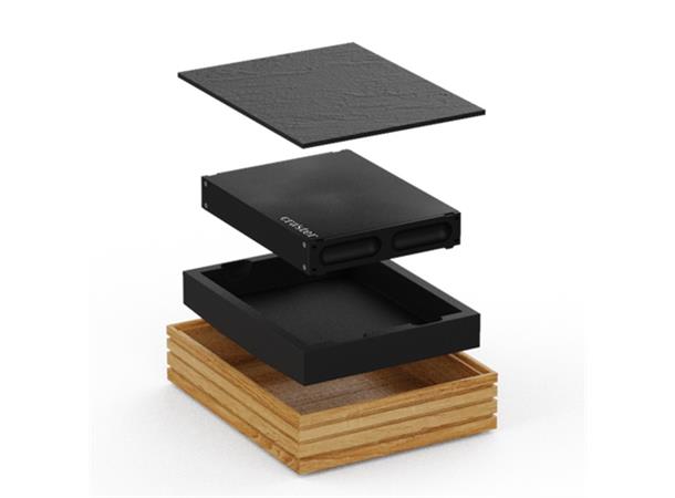 FLOW Cold Cell kjøleplate GN1/2 Eik Leveres komplett L:325mm B:265mm H:80mm