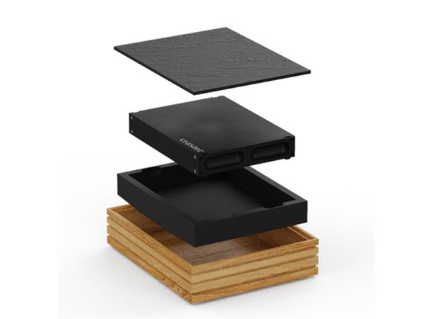 FLOW Cold Cell kjøleplate GN1/2 Eik Leveres komplett L:325mm B:265mm H:80mm