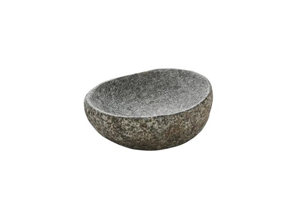 Granittrede/skål i naturstein Ø:60-90mm H:25-35mm