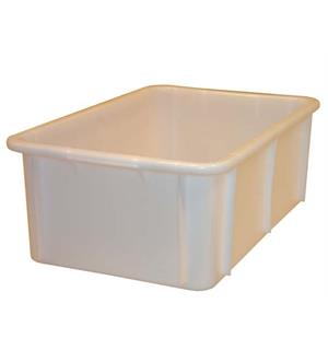 Hevekasse HDPE-plast 600x400x320mm 60ltr Lokk kjøpes separat 