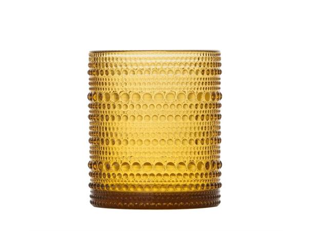 JUPITER tumbler/telysholder 30cl. Amber Ø:76mm H:94mm 30cl