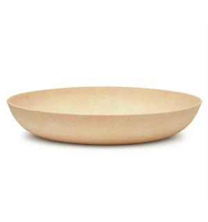 LUUPS dypt fat i trefiber/plast, sand Ø:39/H:7cm - Egnet til buffet 