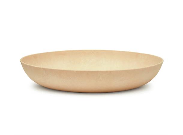 LUUPS dypt fat i trefiber/plast, sand Ø:39/H:7cm - Egnet til buffet