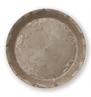 LUUPS tallerken i trefiber/plast, brun Ø:25cm 