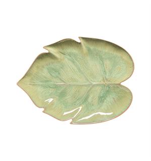 MARRAKESH fat "monstera blad" Ø:270mm Resirkulert steingods fra Portugal 