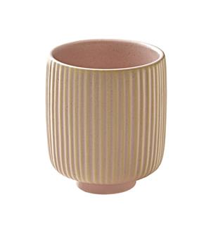 NARA krus u. hank m. relieff 30cl Rosé Steingods - Ø:80mm H:95mm 30cl 
