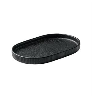NARA tallerken oval m. relieff L:180mm VELG DEKOR | L:180mm B:110mm H:20mm 