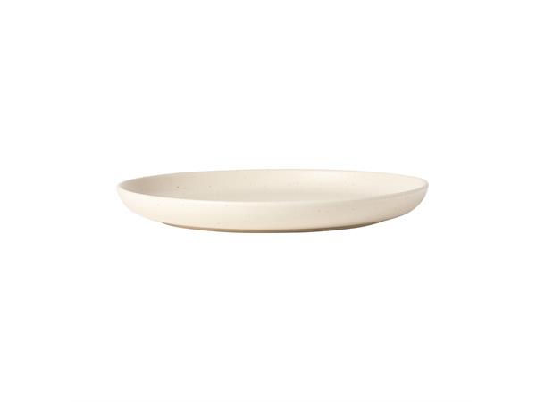 PACIFICA tallerken coupe Ø:23cm, Vanilje Ø:23cm H:2,5cm - Robust steingods