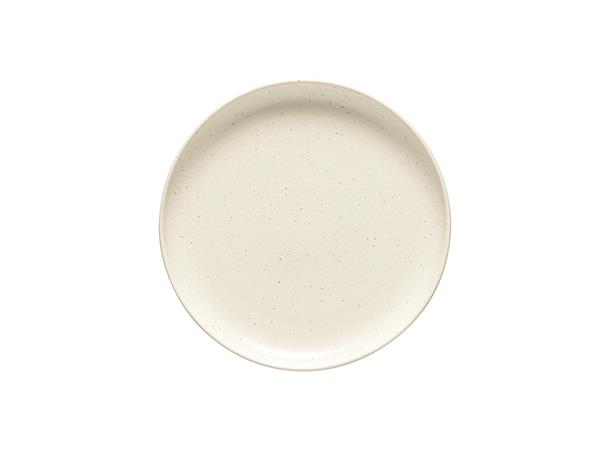 PACIFICA tallerken coupe Ø:23cm, Vanilje Ø:23cm H:2,5cm - Robust steingods