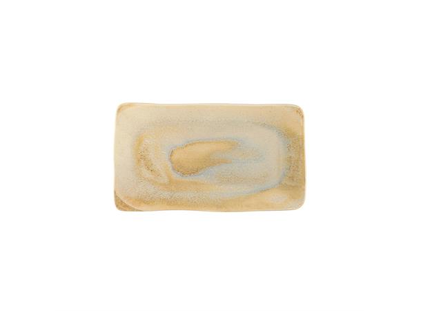 PEARL tallerken rektangulær 28x15cm Steingods - Dobbeltbrent